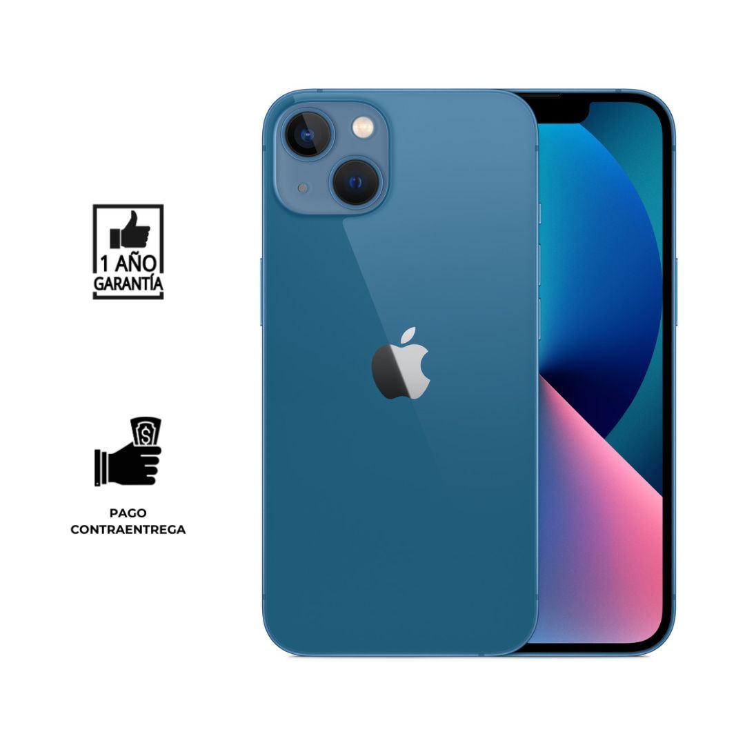 iPhone 13 128 Gb I Reacondicionado Grado A I color: Azul